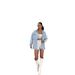 Women's Clothing Retro Washed Old Bf Style Oversize Long Sleeved Denim Jacket For Women Autumn And Winter Drape Single Breasted Top_ecoleips.com