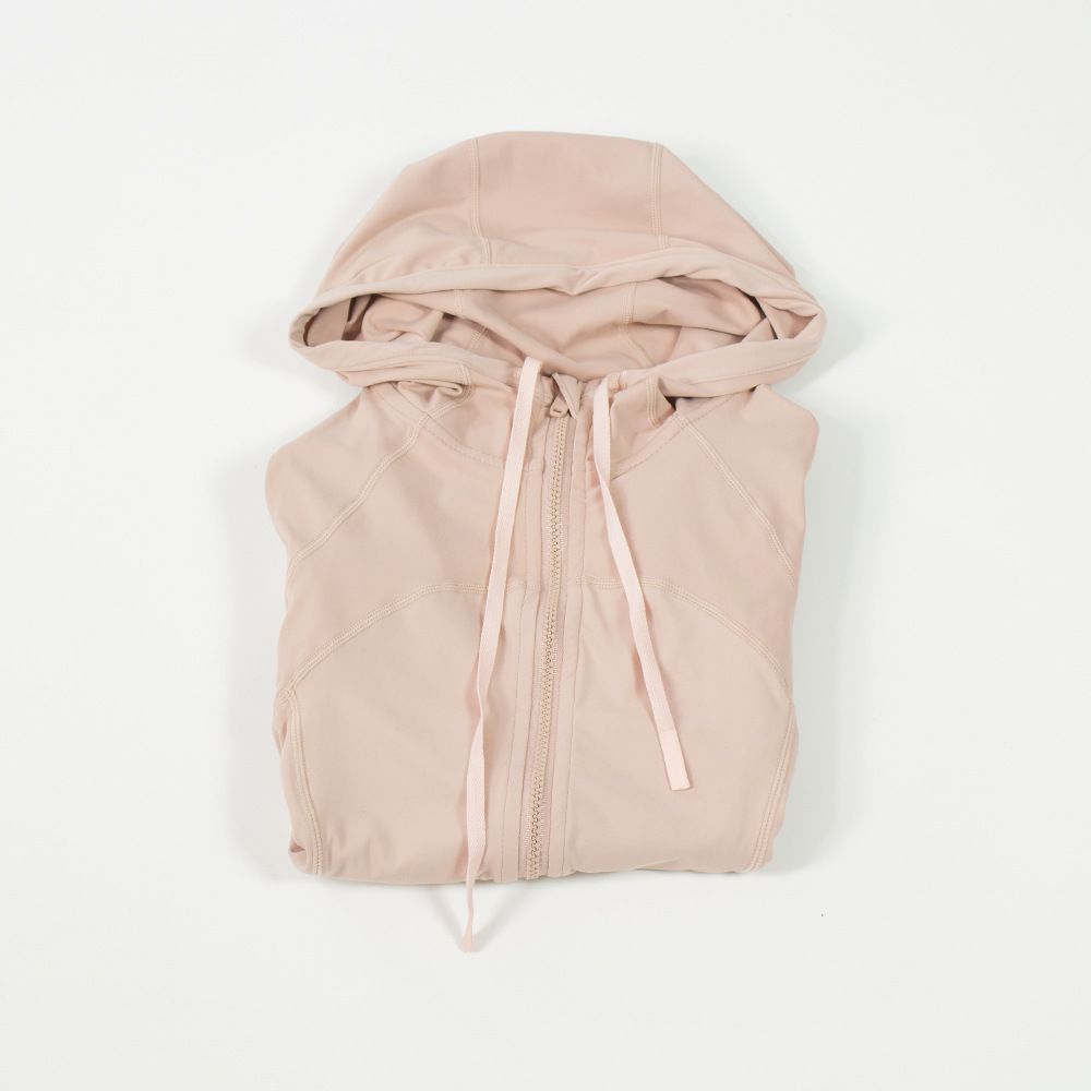 Women's Clothing Yoga Clothes Hooded Solid Color Jacket Leisure Sports Night Running Yoga Cardigan Hoodie_ecoleips.com