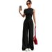 Voya Women's Summer Women's Solid Color Sleeveless Tank Top Pants Fashion Set Sexy Casual Two Piece Set_ecoleips.com