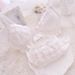 girl Wire-Free Thin Triangle Cup Bikini Comfortable Sleep Casual Girl Bra Set Summer_ecoleips.com
