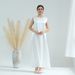 Modest Abaya Dress Women's Solid Color Plus Size Vest Dress Bottom Spring Summer Daily Wear Fashion England Style Polyester_ecoleips.com