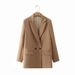 2025s 2025 Spring And Autumn New Style Fashion Casual Light Grey Suit Coat Women's A8PS27372_ecoleips.com