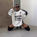Oversized Letter Print Hoodie – Women's Loose Fit Pullover Sweatshirt | Streetwear Essential (S-L) Season Blender_ecoleips.com