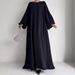 Verve 2025 New Muslim Women's Clothing Simple Outfit Abaya Dress Robe_ecoleips.com