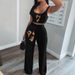 Women's Digital Print Two Piece Set Sleeveless Vest And Trousers Relaxed Everyday Wear Comfortable Feshion_ecoleips.com