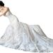 Women's Clothing Fishtail Tube Top Travel Photography Light Wedding Dress_ecoleips.com