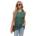 Aria Basics Aria Basics European And American Cross-border Foreign Trade 2025 Spring-summer New Style Women's Tank Top, Round Neck_ecoleips.com