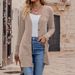 Women's Knitted Cardigan Coat Fashionable Autumn Winter Top European American Style New Hot Selling 2025_ecoleips.com
