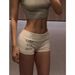Low Waist Summer Outer Wear Sports Style Printed Hot Pants Thin Spice Girl Casual Super Shorts Women's Clothing_ecoleips.com