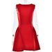 Women's Clothing Autumn Fashion Sexy Backless One Shoulder Short Skirt New Sleeveless Pleated Dress_ecoleips.com
