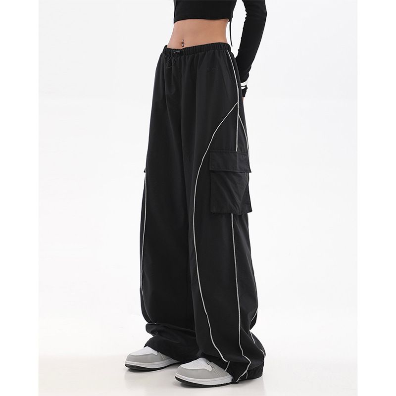 Women's Clothing High Street Pants Sweatpants Wide Leg Jogger Pants_ecoleips.com