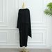 Elegant Long Sleeve Kimono Cardigan With Detachable Cape – Versatile Open Front Cover-Up For Women, Modest Fashion, Boho & Evening Wear_ecoleips.com