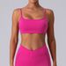 Europea Ad America Cross-Border Tight Twist Kot Beautiful Back Gathered Fitess Sports Bra Brushed Yoga Top For_ecoleips.com