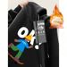 Men's Retro Style Thin Hooded Sweatshirt Fleece Lined Thickened Loose Fit Korean Style Trendy Hoodie for Spring And Autumn_ecoleips.com