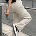 Women's High-Waisted Slimming Straight Leg Pants Casual Autumn Cargo Long Trousers With Pockets Street Style Inspired_ecoleips.com
