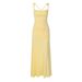 ZOEVA Fashion New Evening Dress Slim Fit Solid Color Back Strap Design Sleeveless Long Hip Wrap Dress_ecoleips.com