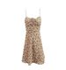 24 Summer New Women's French Retro Floral Mid-Length European And American Style Slim Fit Slimming Strap Dress_ecoleips.com