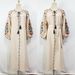 Women's Clothing Women's Embroidered Tassel Lantern Sleeve Cotton Linen Dress Southeast Asian Muslim Fashion_ecoleips.com