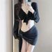 Women's Clothing New Four Piece Set High End White Sexy Split Swimsuit Sanya Resort Hot Spring_ecoleips.com
