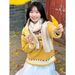 girl Korean Style Sweet Cute Round Neck Embroidered Fair Isle Sweater Female Students, Loose Thickened Pullover Knitwear For_ecoleips.com