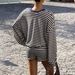 DiYun European American Casual Style Simple Long-sleeve T-shirt And Shorts Two-piece Set Women's Clothing 2026 Summer_ecoleips.com
