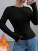 Luxury Faux Mink Soft Knit Sweater - Slim Fit Long Sleeve Turtleneck Top For Women, Elegant Fall & Winter Pullover (White, Black, Red, Deep Pink)_ecoleips.com