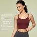 New Spring/Summer Yoga Tank Top For Women With Padded Chest, Sexy Thin Straps, Beautiful Back, And Push Up Fit Gym Sports Bra_ecoleips.com