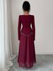Elegant And Minimalist Long-Sleeved Dress With A Sophisticated Design, Perfect For Women's Autumn/Winter 2026 Collection_ecoleips.com
