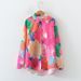 Women's Clothing New Flower Print Loose Lapel Long Sleeve Fashion Shirt_ecoleips.com