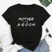 Cross-border Supply Women's Short-sleeve Spring-summer Fashion Letter Print T-shirt For Women_ecoleips.com