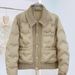 Women's Short Down Jacket Loose Fit Turn Down Collar Thickened Warm Winter Outerwear New Style_ecoleips.com