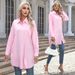 Verve 2025 Women's Autumn New Long Sleeve Solid Color Casual Elegant Shirt_ecoleips.com