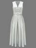 Women's Clothing Summer Women's V Neck Sleeveless Slim Fit Dress Style Clothing For Women For Formal & Casual For Women_ecoleips.com
