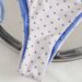 Blue Polka Dot Bikini Set Women's Two-Piece Swimsuit with Adjustable Straps Soft Summer Beach Swimwear_ecoleips.com