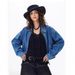 Autumn New Women's Trendy Denim Jacket European And American Street Style Cotton Long Sleeve Turn down Collar_ecoleips.com