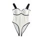 One Piece Swimsuit Slim Fit Color Blocked Outdoor Sportswear Fitness Apparel Briefs Women's Swimwear_ecoleips.com