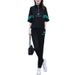 Women's Clothing Summer Plus Size Casual Fashion Set Loose Fit Slimming Short Sleeve T-Shirt And Pants Two Piece Set Chic_ecoleips.com