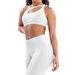 Women's Clothing Seamless High Elastic Matte Nylon Sports Bra Oblique Shoulder Backless Sports Bra Yoga Bra_ecoleips.com