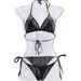 Cross-Border Foreign Trade Solid Color Strap-On Rhinestone Bikini, In Stock On Aliexpress Amazon, Dz019 European And_ecoleips.com