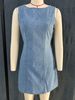 Slimming Solid Color Denim Dress European American Style Long Zipper Three Colors Available for Autumn Women's Clothing/Dress_ecoleips.com