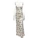 Summer Strapless Lace Dress for Women Sexy Printed Slim Waist European American Style Fashion_ecoleips.com