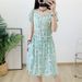 Summer New Cotton Silk Dress, Artificial Cotton, Petite Figure-flattering, Floral Print, Vacation Bohemian Mid-length_ecoleips.com