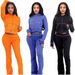 Women's Clothing New Style Fashionable And Elegant Waffle Hooded Two Piece Suit_ecoleips.com
