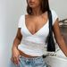 DiYun European And American Sports Yoga Wear Sexy Hot Girl T-Shirt Women's Clothing 2025 Summer_ecoleips.com