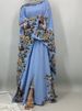 Hot Seller Batwing Sleeves Butterfly Abaya Femme Floral Print Kebaya Centre Hem Slit Kaftan Dresses For Eid Moroccan Kaftan Maxi_ecoleips.com