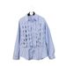 Women's Unique Woven Striped Shirt Loose Fit Slimming Trendy Long Sleeved Top Versatile New Spring Summer Style_ecoleips.com