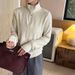 Double Zipper German Velvet Cardigan Stand-up Neck Sweater Jacket Women's 2025 Autumn New Loose And Thin Versatile Long-sleeved Top_ecoleips.com