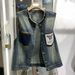 Women's clothing Denim vest jacket for women spring and autumn new large size loose slim sleeveless vest waistcoat short top trendy_ecoleips.com