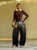 Women's Curved Straight Leg Jeans Rhinestone Scattered Starry Sky Design New 2026 Style Independent Store_ecoleips.com