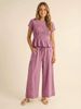Elegant Women's Patchwork Cotton Harem Pants British Style Mid Waist Casual Fashion Spring Summer_ecoleips.com
